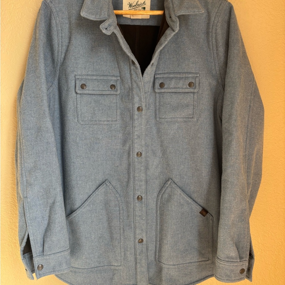 Woolrich Women's Blue Shirt Jacket
